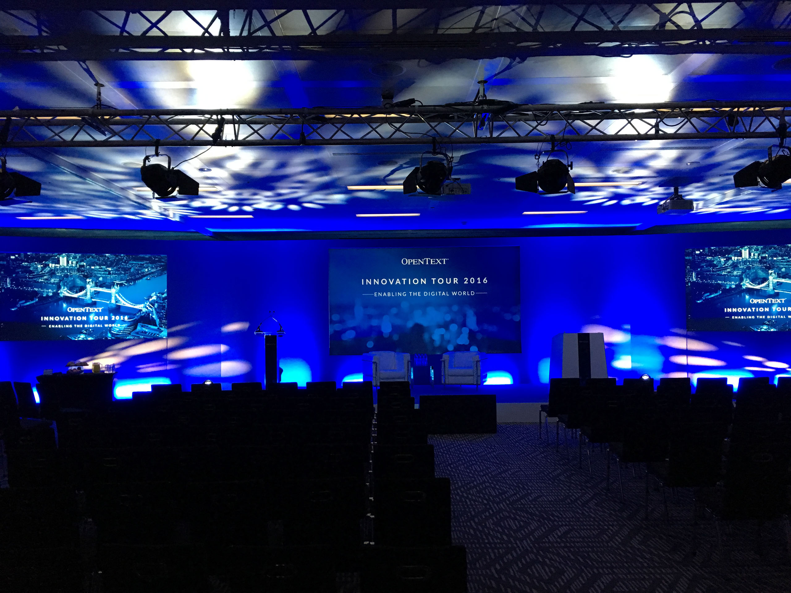 Awards show stage