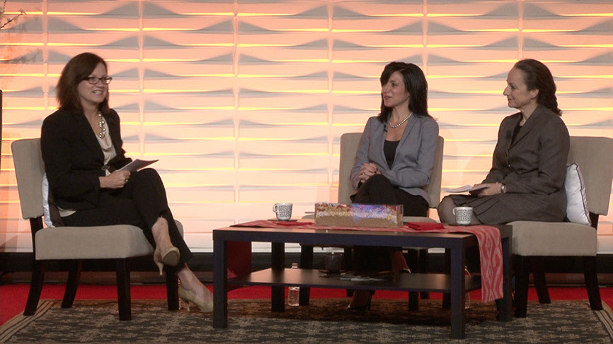 Panel discussion set